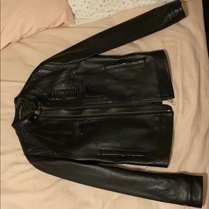 VERSACE LEATHER JACKET